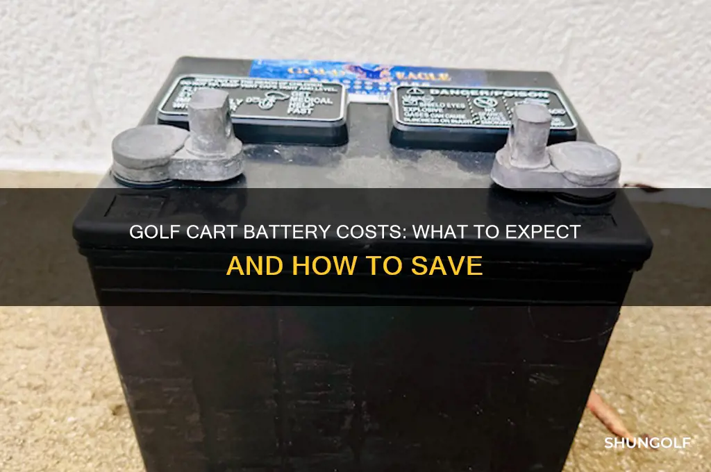 how expensive are golf cart batteries