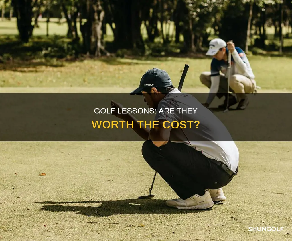 how expensive are golf lessons