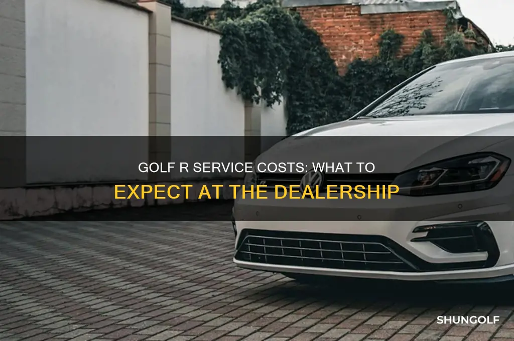 how expensive is a golf r to service dealership