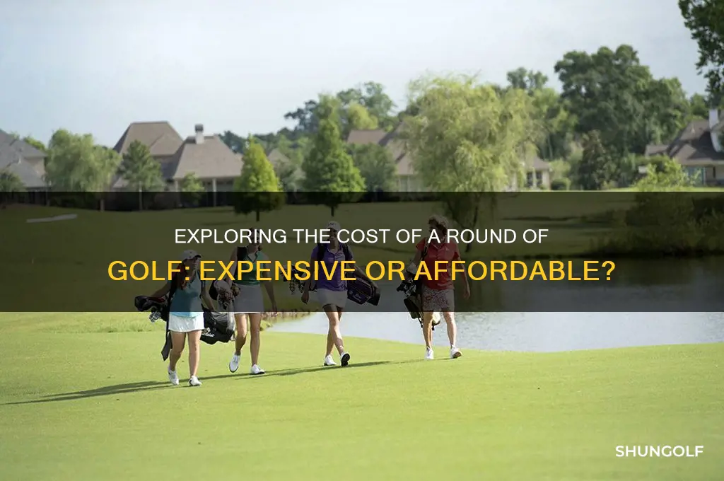 how expensive is a round of golf