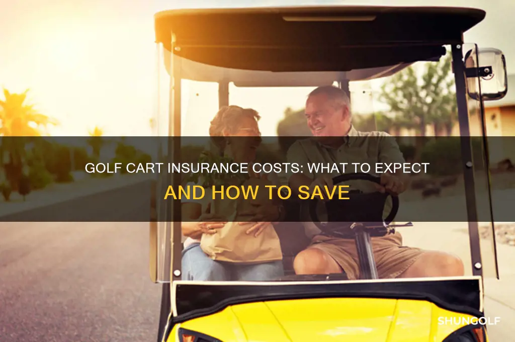 how expensive is golf cart insurance
