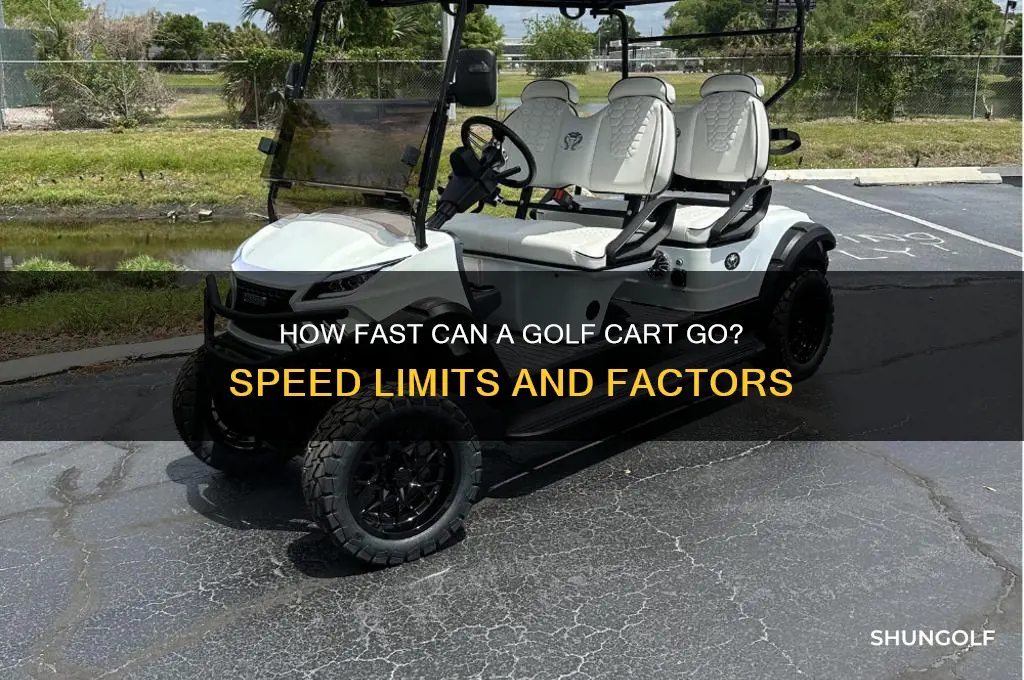 how fact can a golf cart go