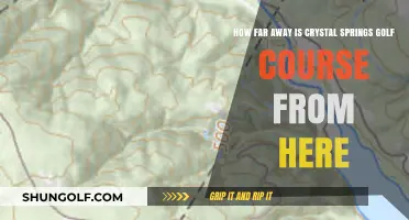 Crystal Springs Golf Course: Distance and Directions from Your Location