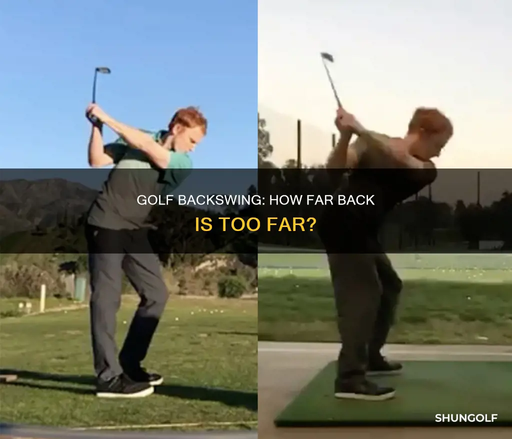 how far backswing golf