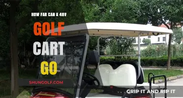 Exploring the Range: How Far Can a 48V Golf Cart Travel?