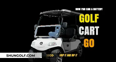 Maximizing Your Battery Golf Cart's Range: Distance and Factors Explained