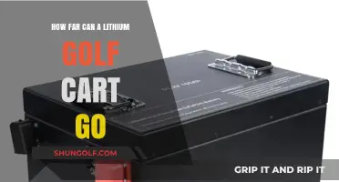 Maximizing Your Lithium Golf Cart's Range: Distance and Efficiency Explained