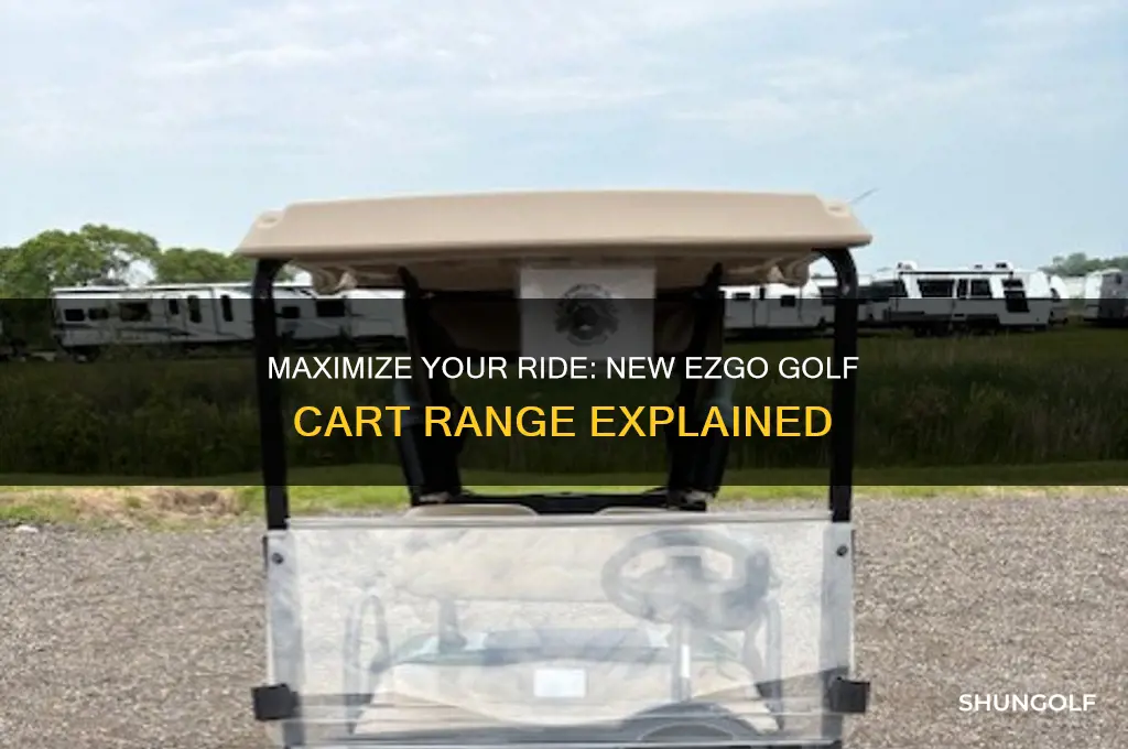 how far can a new ezgo golf cart go