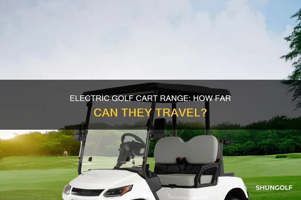 how far can electric golf carts go