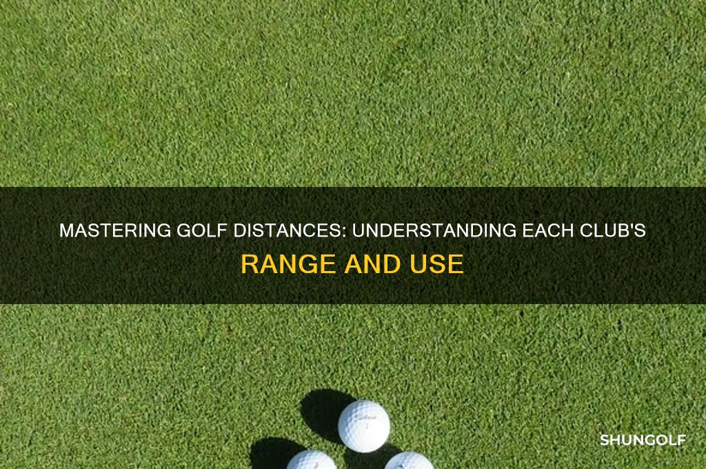 how far do each golf club go