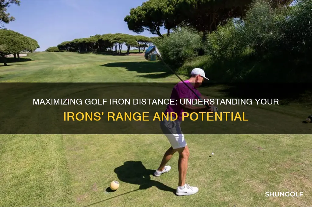 how far do golf irons go
