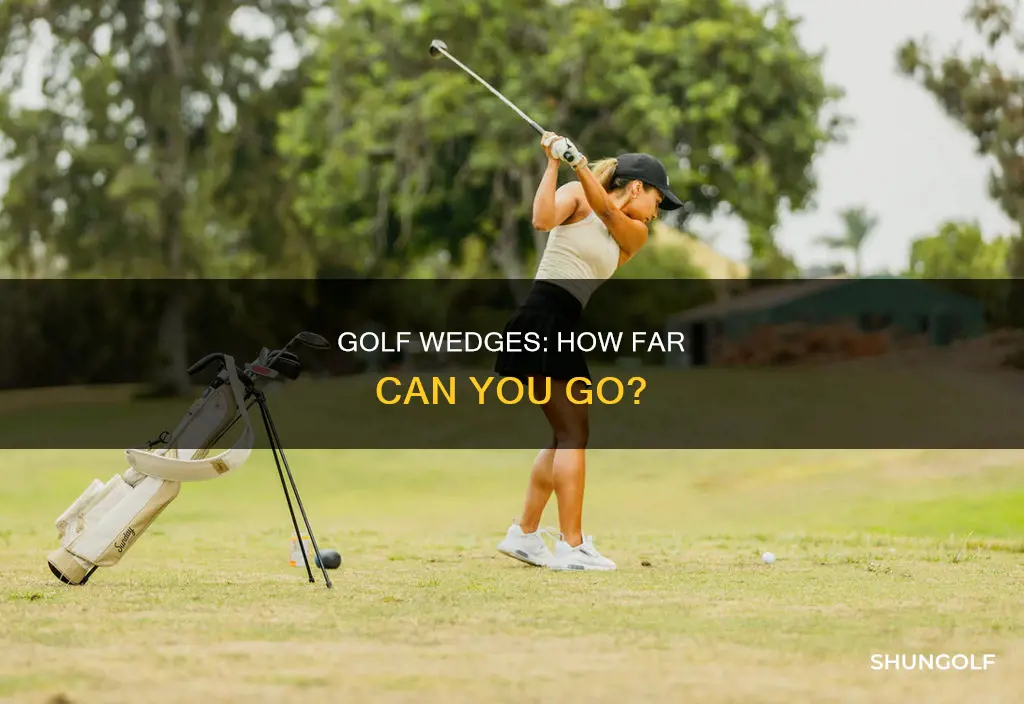 how far do golf wedges go