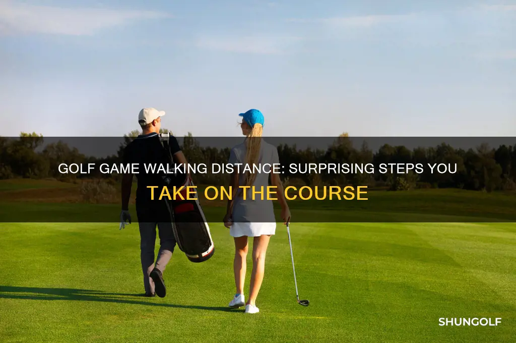 how far do you walk during a golf game