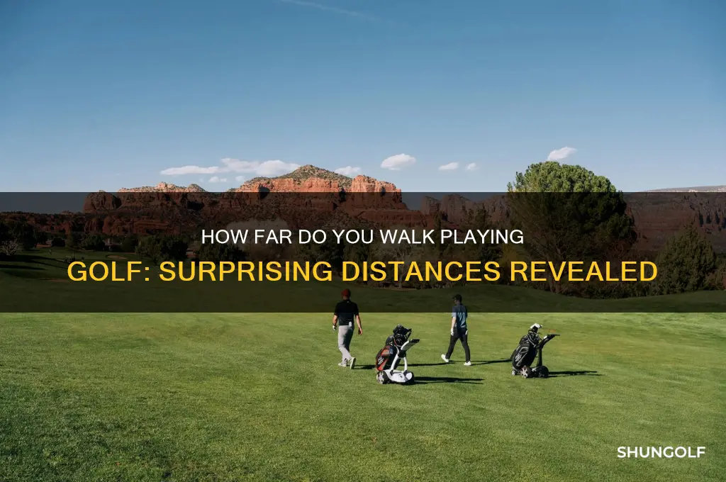 how far do you walk playing golf
