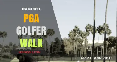 PGA Golfers' Walking Distance: Uncovering the Surprising Miles on Tour