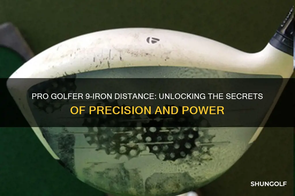 how far does a pro golfer hit a 9-iron