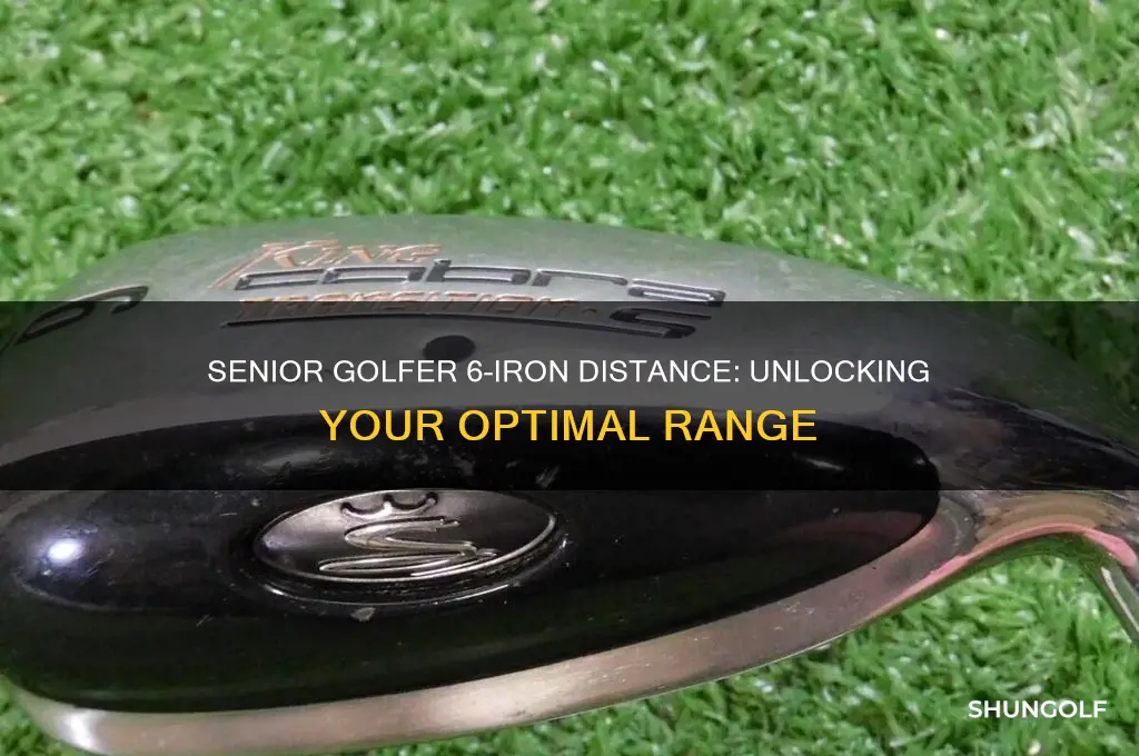 how far does a senior golfer hit a 6 iron
