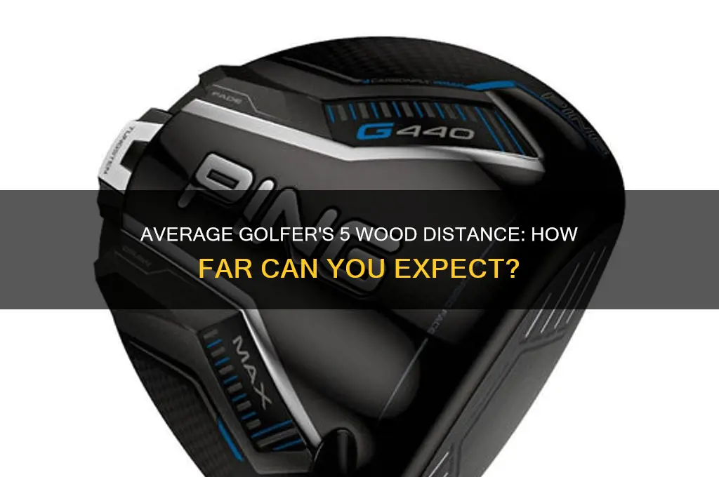 how far does an average golfer hit a 5 wood