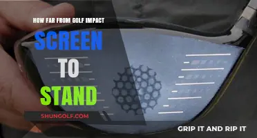 Optimal Distance: Where to Stand from Your Golf Impact Screen