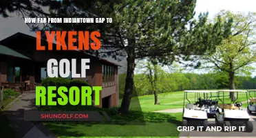 Indiantown Gap to Lykens Golf Resort: Distance and Travel Guide