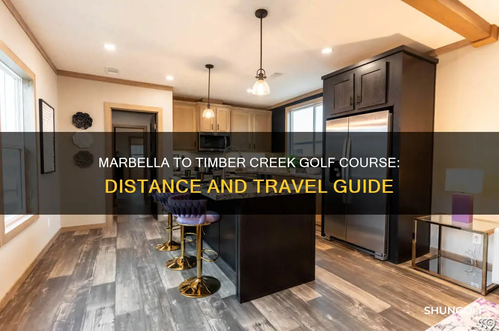 how far from marbella to timber creek golf course