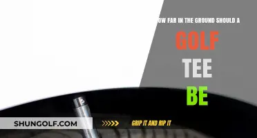 Mastering Tee Depth: Optimal Ground Placement for Golfers