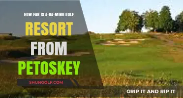A-Ga-Ming Golf Resort's Distance from Petoskey: A Quick Guide