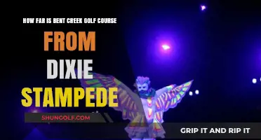 Distance from Bent Creek Golf Course to Dixie Stampede: A Guide