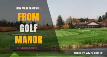 Distance from Broadwell to Golf Manor: A Quick Travel Guide