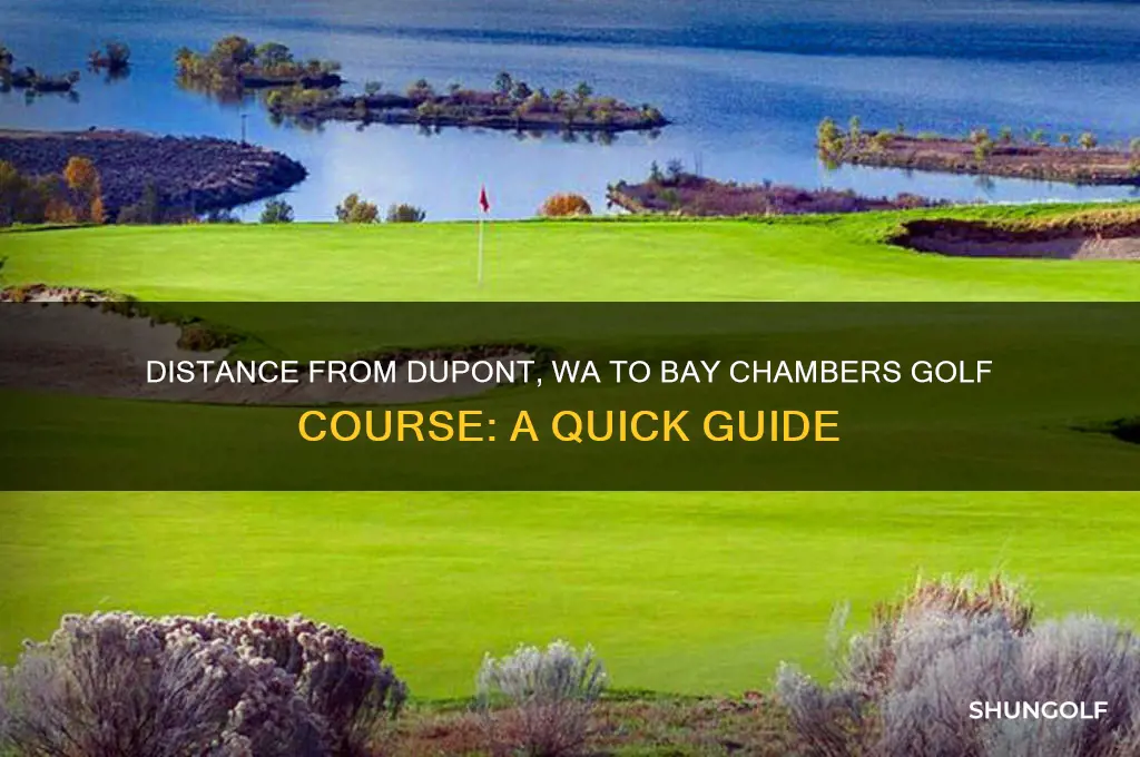 how far is dupont wa to bay chambers golf wa