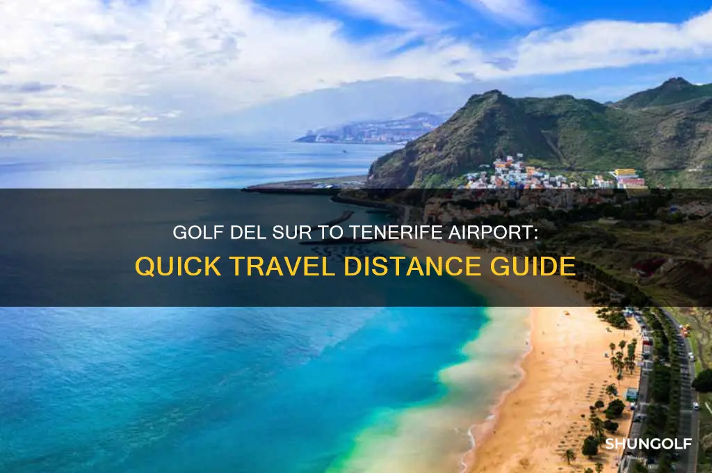how far is golf del sur from airport