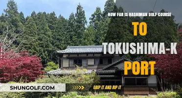 Hashiman Golf Course to Tokushima-Komatsushima Port: Distance Guide