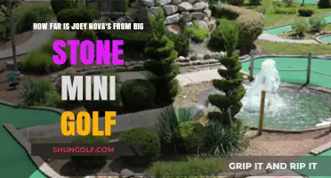 Joey Nova's to Big Stone Mini Golf: Distance and Directions
