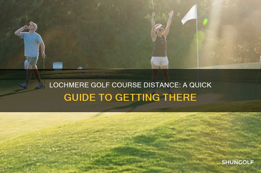 how far is lochmere golf course