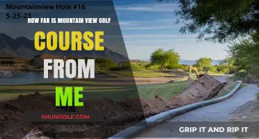 Discover Mountain View Golf Course's Distance from Your Location