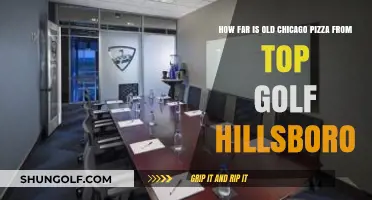 Old Chicago Pizza to Topgolf Hillsboro: Distance and Directions