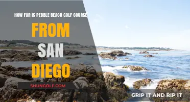 Pebble Beach Golf Course Distance from San Diego: A Travel Guide
