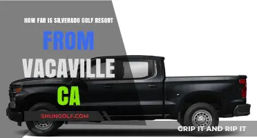 Silverado Golf Resort to Vacaville, CA: Distance and Travel Guide