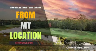 Sunset Golf Course: Distance from Your Location Explained Easily