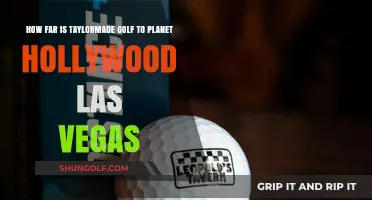 Taylormade Golf to Planet Hollywood Las Vegas: Distance Guide