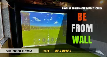 Optimal Golf Impact Screen Distance: Wall Placement Tips for Safety