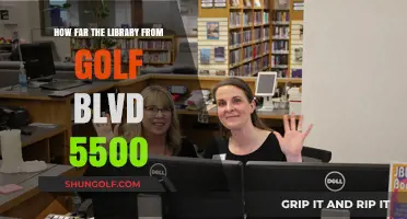 Distance from Golf Blvd 5500 to Nearest Library: Quick Guide
