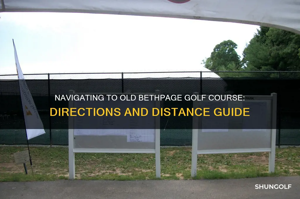 how far to old bethpage golf course