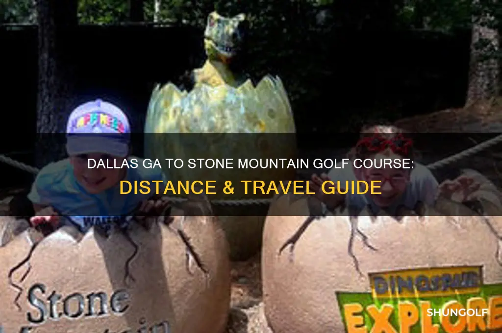 how far to stone mountain golf course from dallas ga
