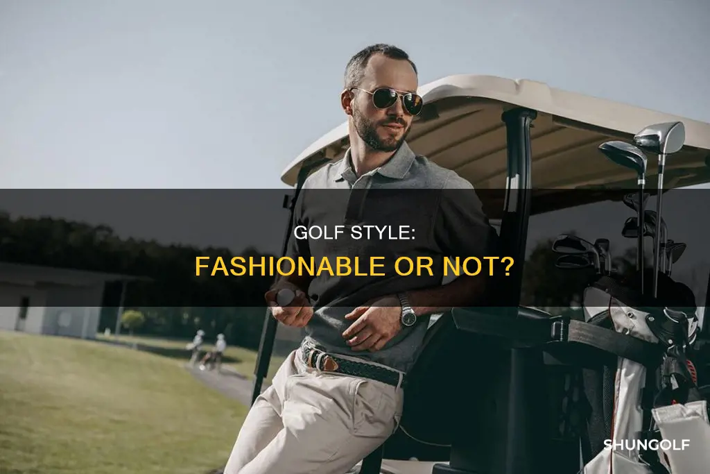 how fashionable is golf