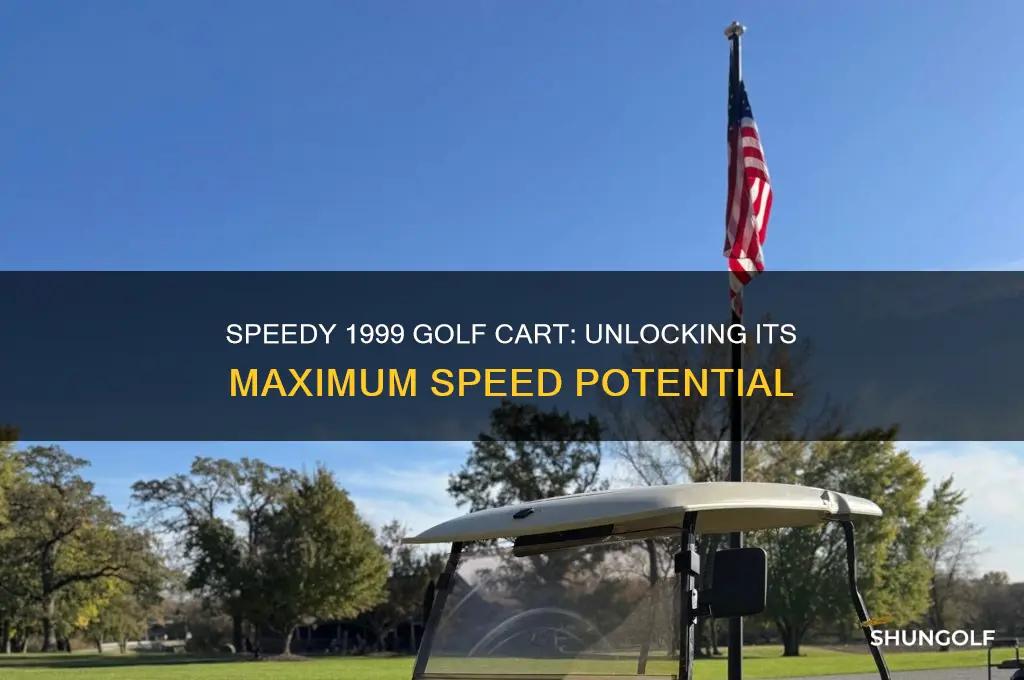 how fast can a 1999 golf cart go
