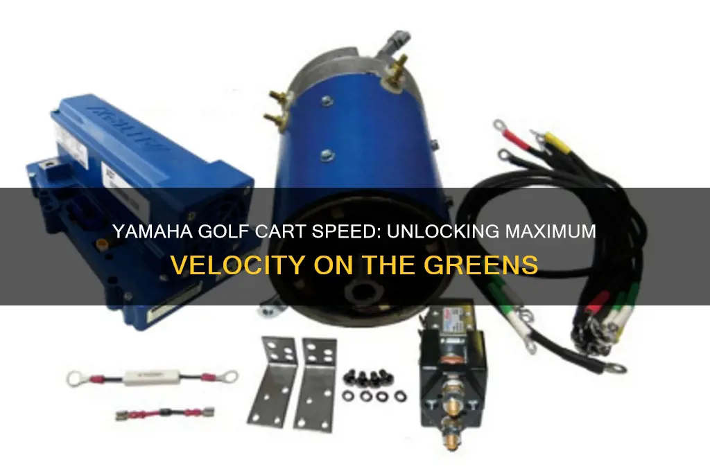how fast can a yamaha golf cart go