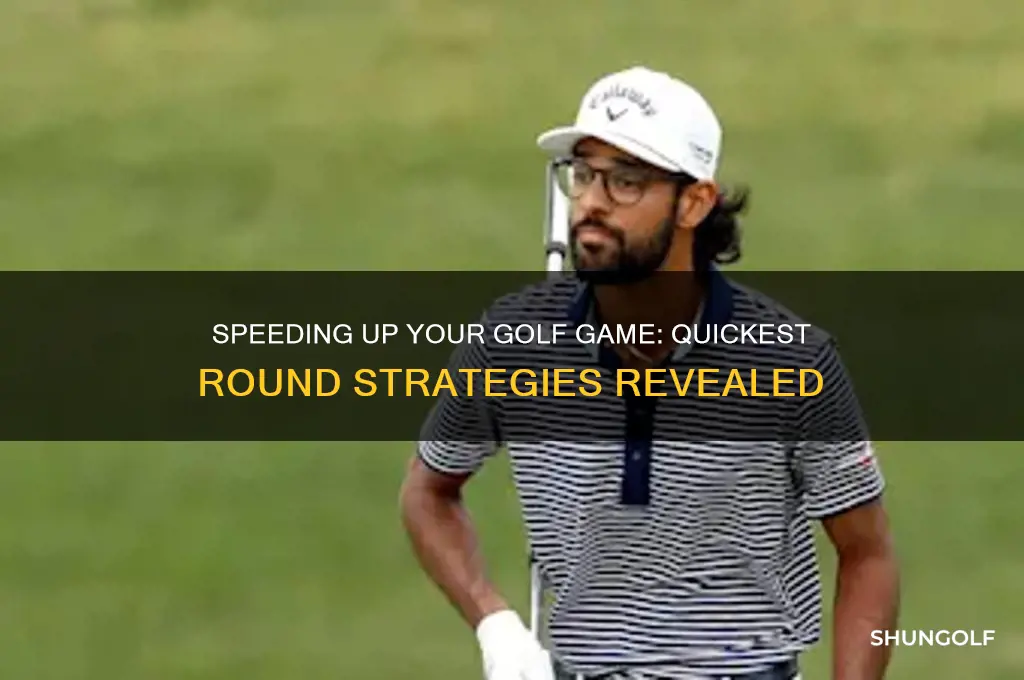 how fast can you play a round of golf