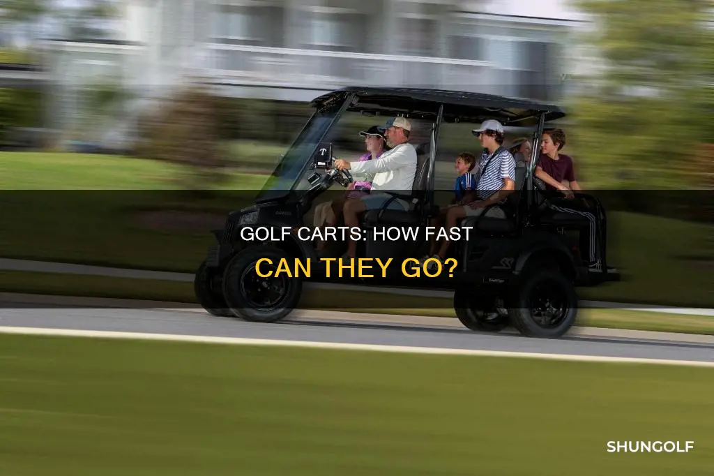 how fast do golf cars go