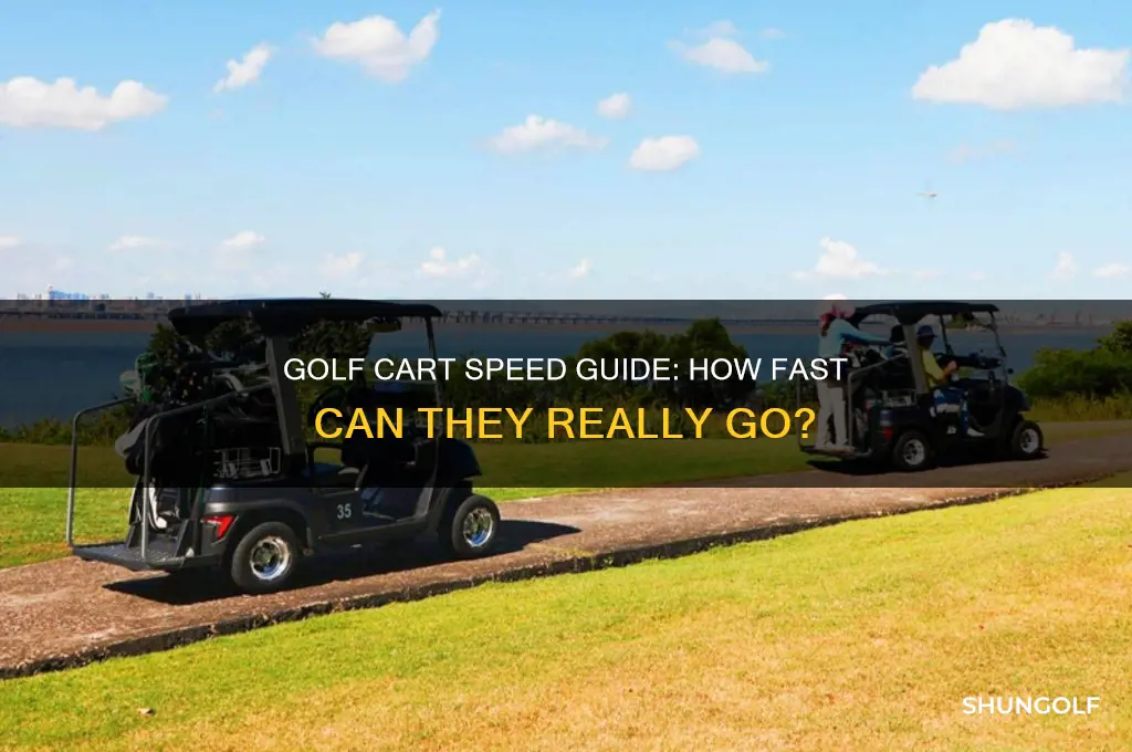 how fast does a golf cart go